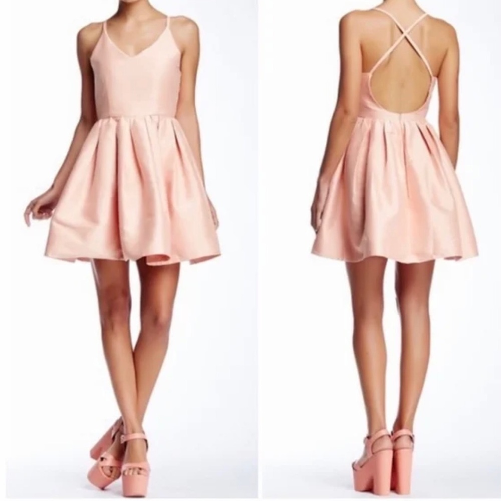 Gracia pink pleated dress